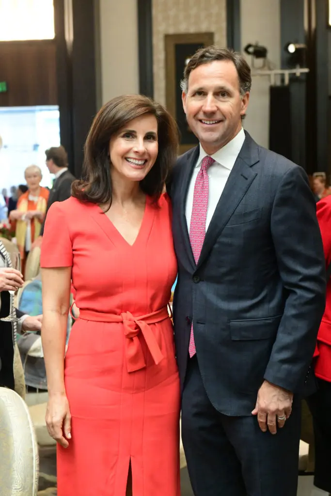 Kim & Kyle Schuenemann at the HARC Let's Talk luncheon at the Post Oak Hotel. (Photo by Daniel Ortiz)