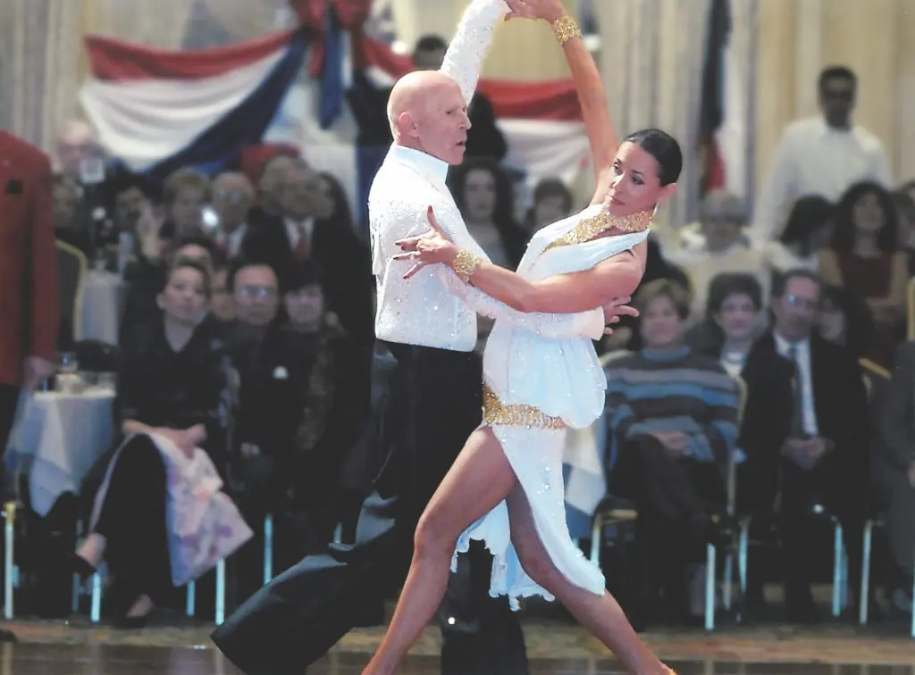 Lester & Sue Smith on the competitive ballroom dance circuit.