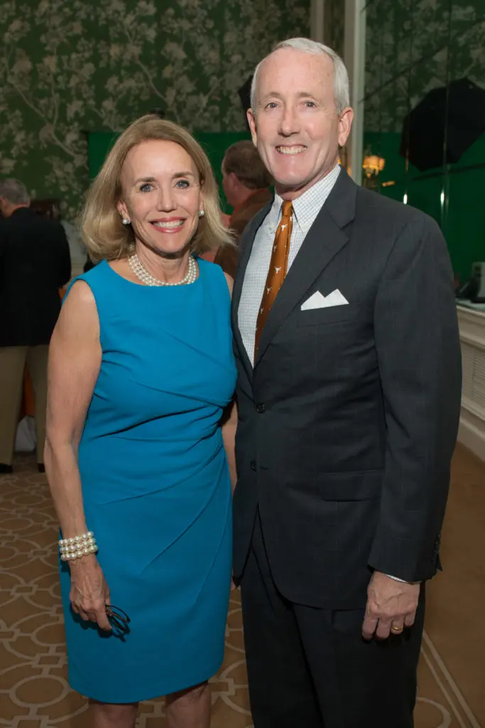 Mary & John Craddock at the University of Texas annual Texas Exes scholarship dinner at River Oaks Country Club. (Photo by Jacob Power)