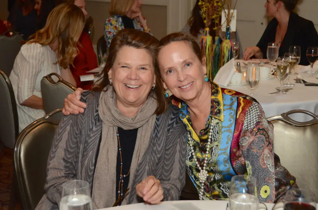 Phoebe Muzzy, Cindy Fitch at Houston Center for Photography 2019 Print Auction. (Photo by Roswitha Vogler)