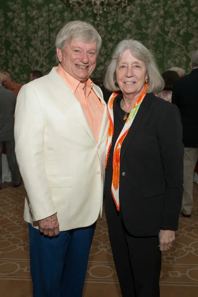 Rusty & Tissy Hardin at the University of Texas annual Texas Exes scholarship dinner at River Oaks Country Club.  (Photo by Jacob Power)