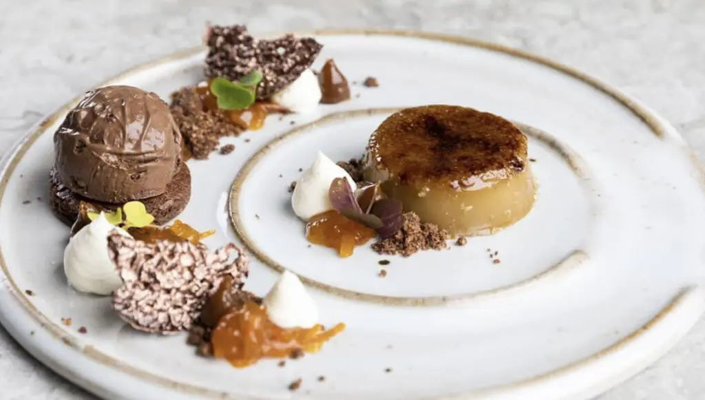 His desserts are award-winning. 