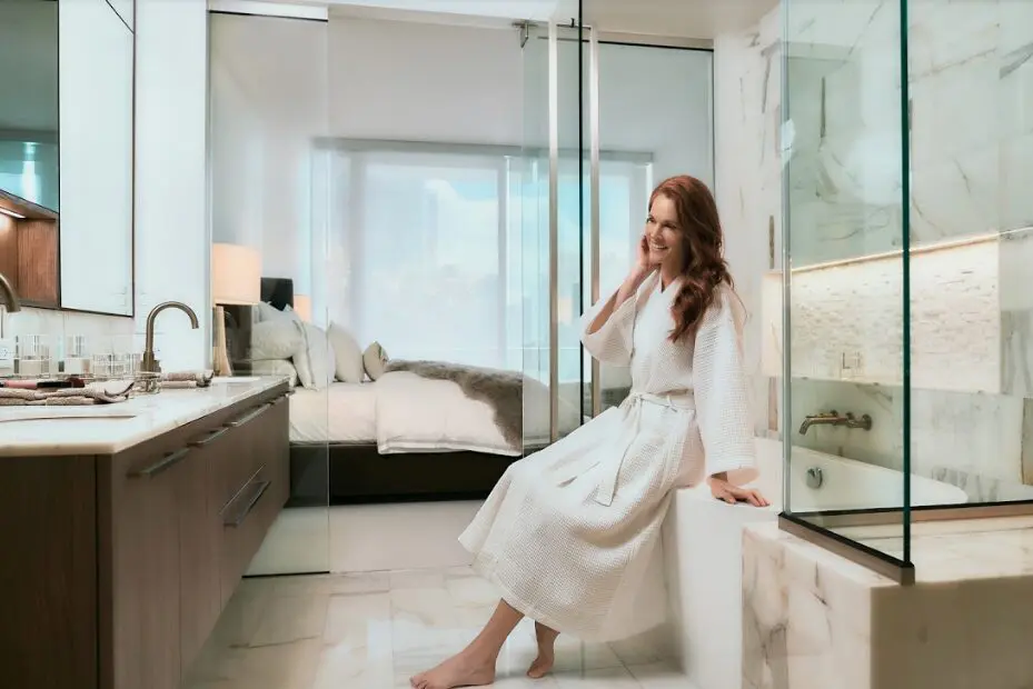 The spa was designed by an award-winning group. 