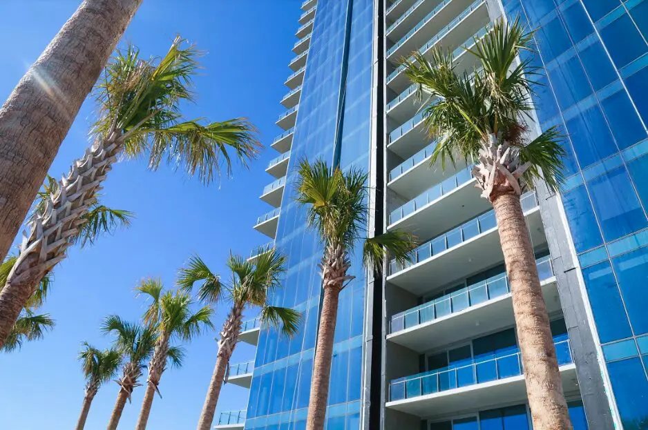 The 33-story tower is dazzling. 