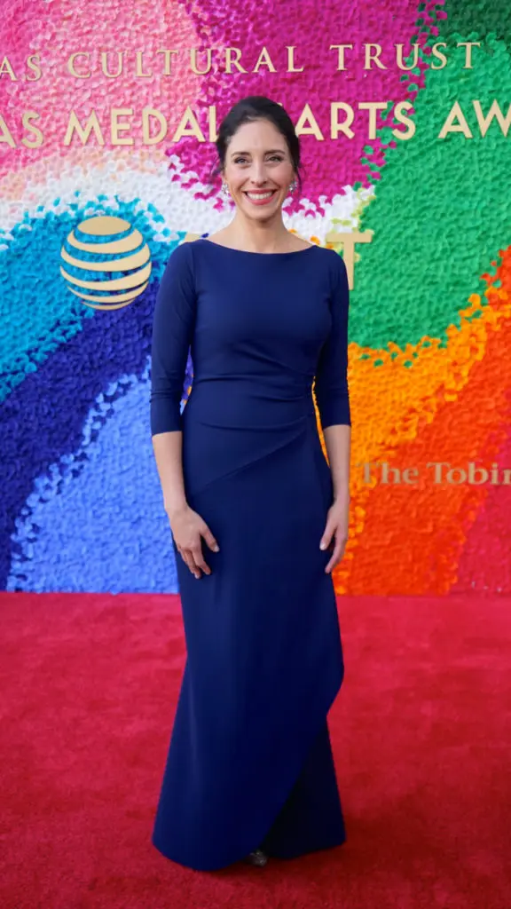 Texas Cultural Trust executive director Heidi Marquez at the Texas Medal of Arts Awards in Austin. (Miguel Angel photo)