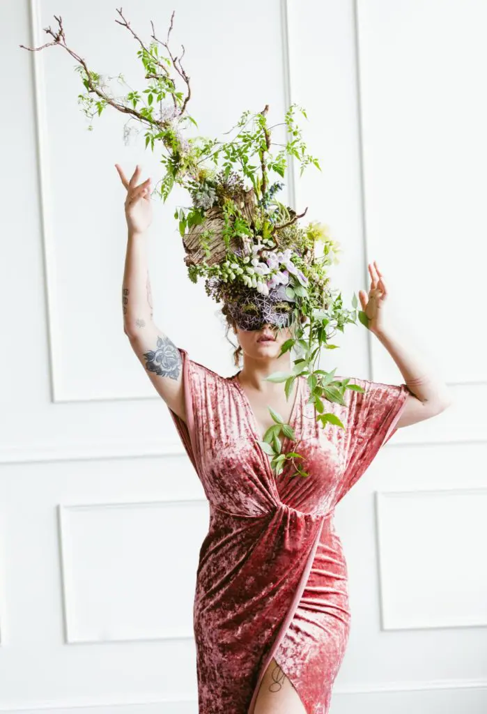 Floral art by Françoise Weeks
