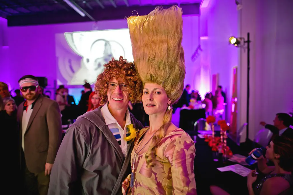 Vicky & Gordon Wight at the 2017 Cineball – as Richie Tenenbaum looks on. (Photo by Emily Jaschke on behalf of Morris Malakoff Photography)