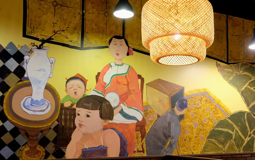  Wula Buhuan's mural is striking — and definitely Instagram worthy. (Photo by Mai Pham)