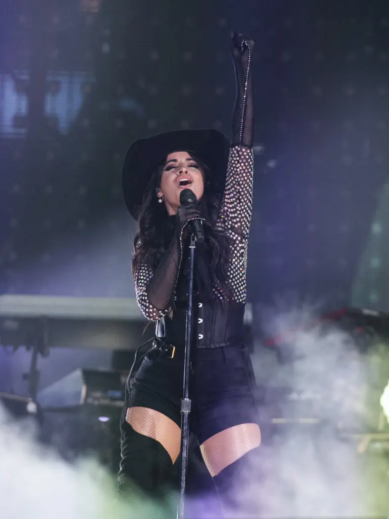 Camila Cabello got to play cowgirl for the night. (Photo by F. Carter Smith )