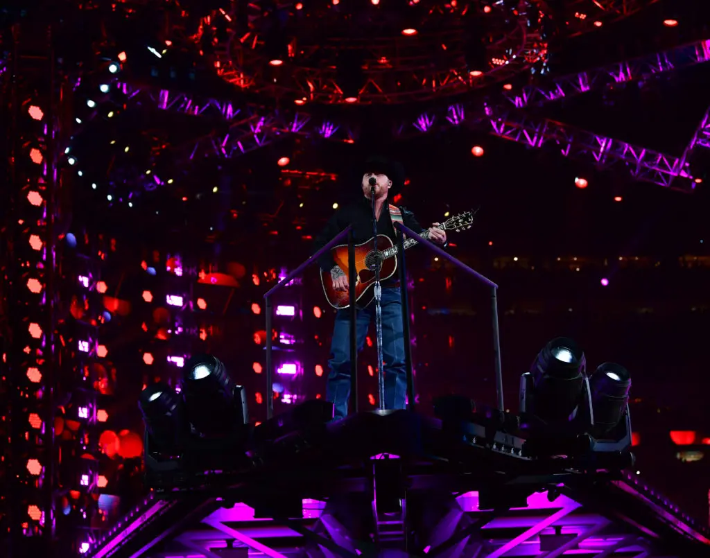Cody Johnson's voice stood out over the Rodeo Houston theatrics. (Photo courtesy Houston Livestock Show and Rodeo)