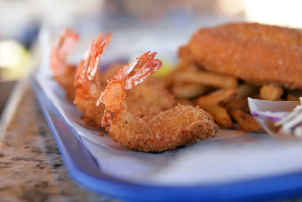 Fried shrimp are tried and true. 