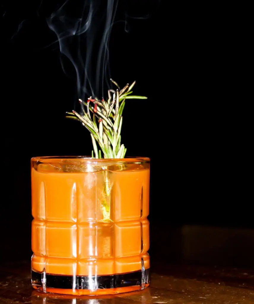 The cocktails' names are inspired by science. 
