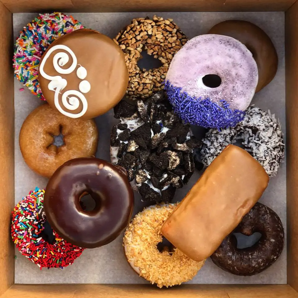 Vegan doughnuts never looked so good. 