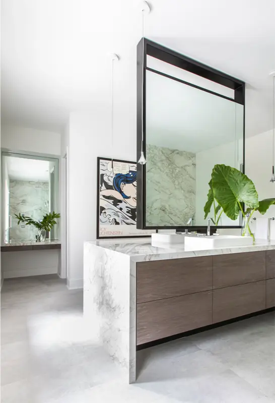Winning Entry (Tie): Singular Space - Bath, Contour Interior Design