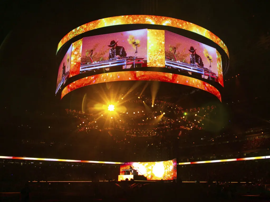 Everyone was on their feet.  (Photo by F. Carter Smith )