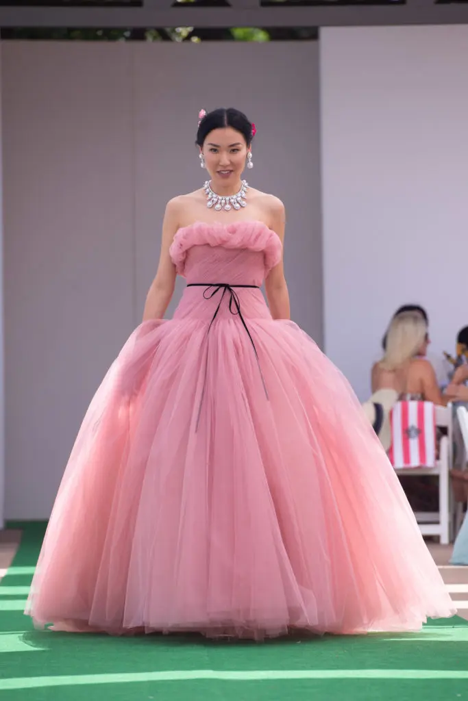 Gown by Monique Lhuillier at the Tootsies ROCC Tennis Tournament Luncheon