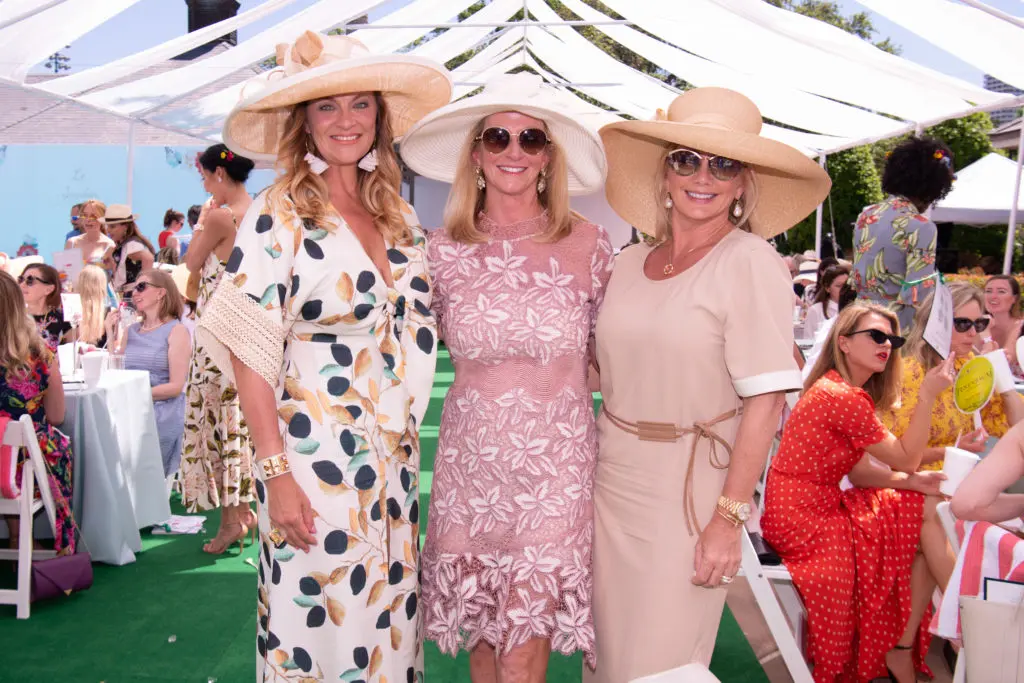 Rachel Reagan, Kim Moody, Anne Carl at the Tootsies ROCC tennis tournament luncheon (Photo by Michelle Watson)