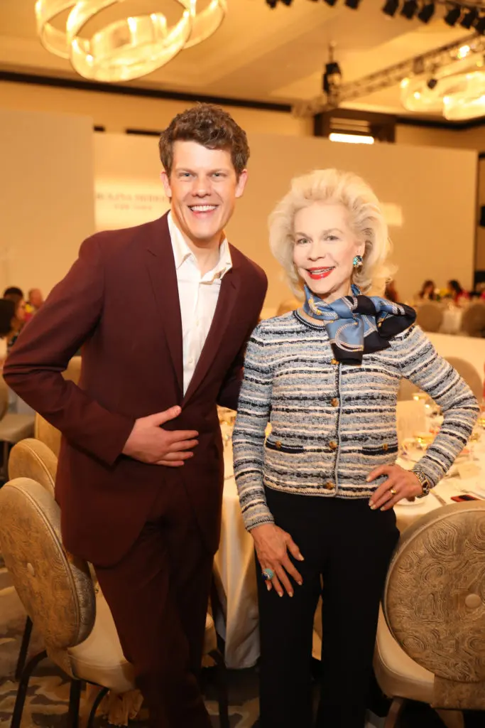 Wes Gordon, Lynn Wyatt. (Photo by Priscilla Dickson Photography)