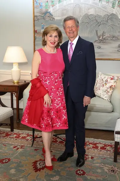 Denise Bush Bahr & Philip Bahr at the Brookwood Community gala at Houston Country Club. (Photo by Priscilla Dickson)
