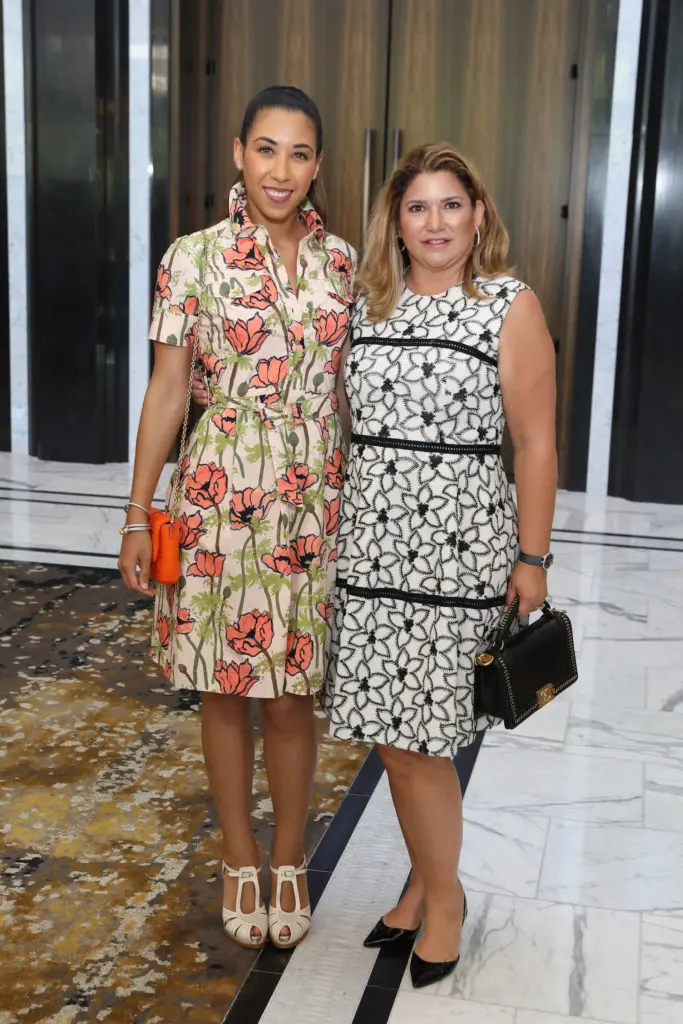 Allison Wells, Leticia Trauber at the Children's Assessment Center Spirit of Spring luncheon.