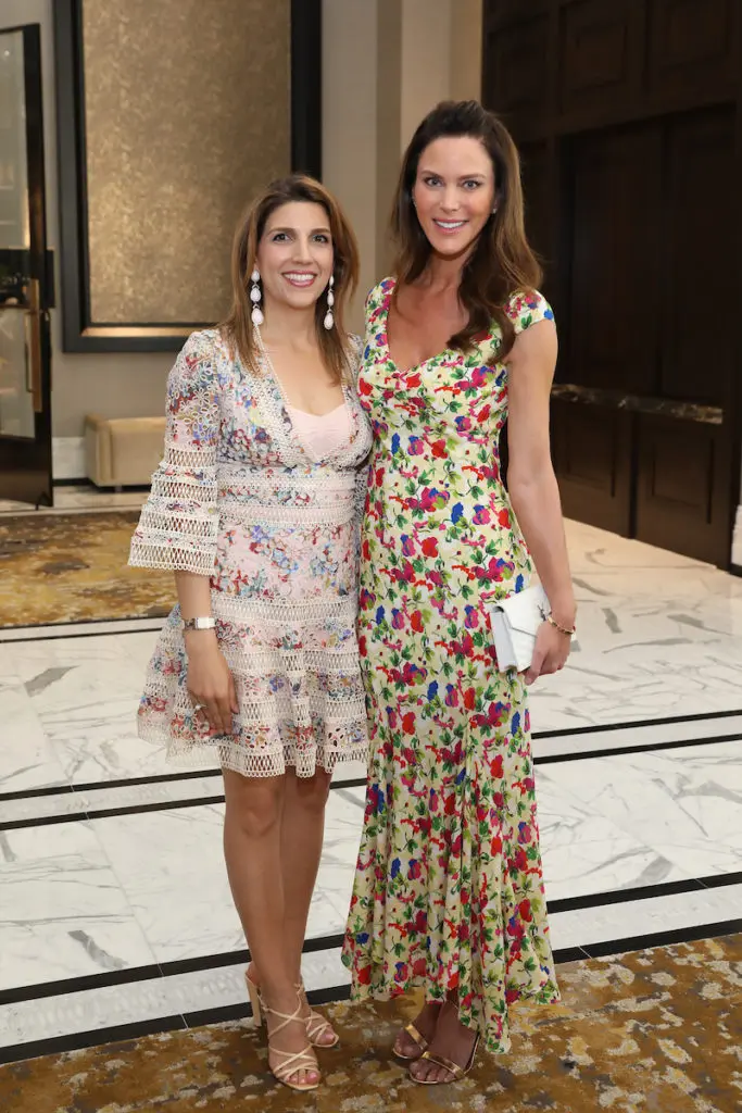 Neekie Kashani, Brenda Jones at the Children's Assessment Center Spirit of Spring luncheon.