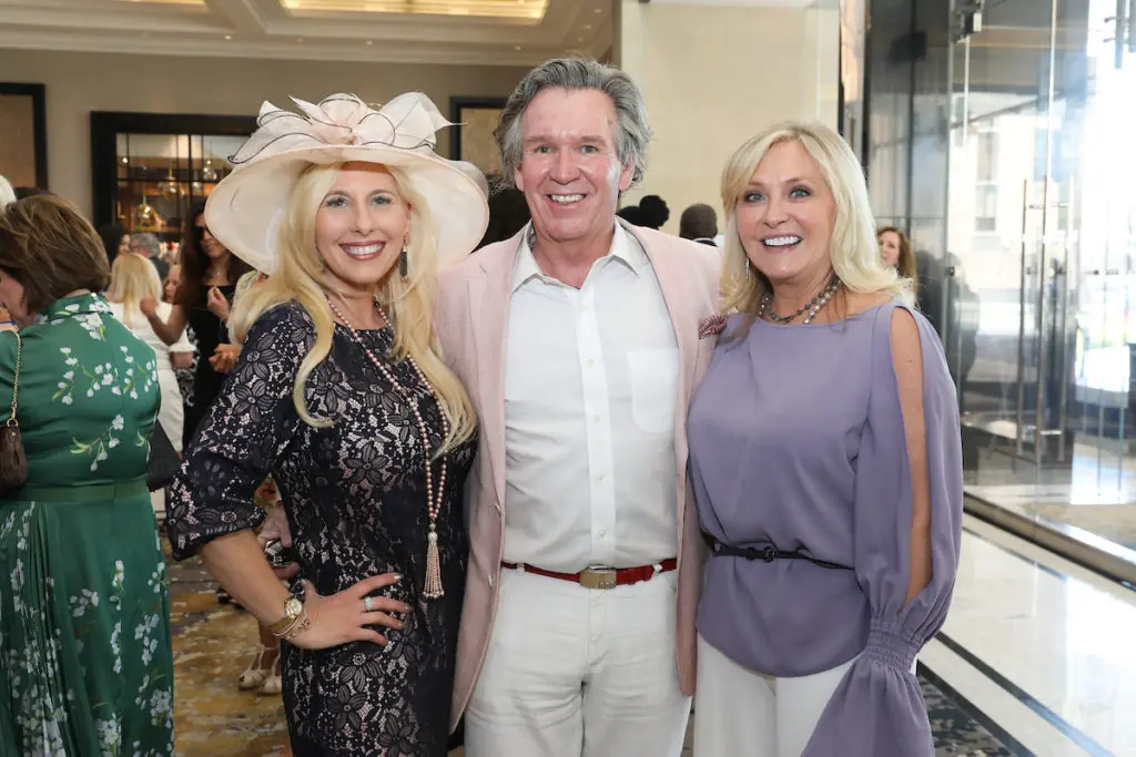 Tracy Faulkner, Peter Remington, Karen DeGuerin at the Children's Assessment Center Spirit of Spring luncheon.
