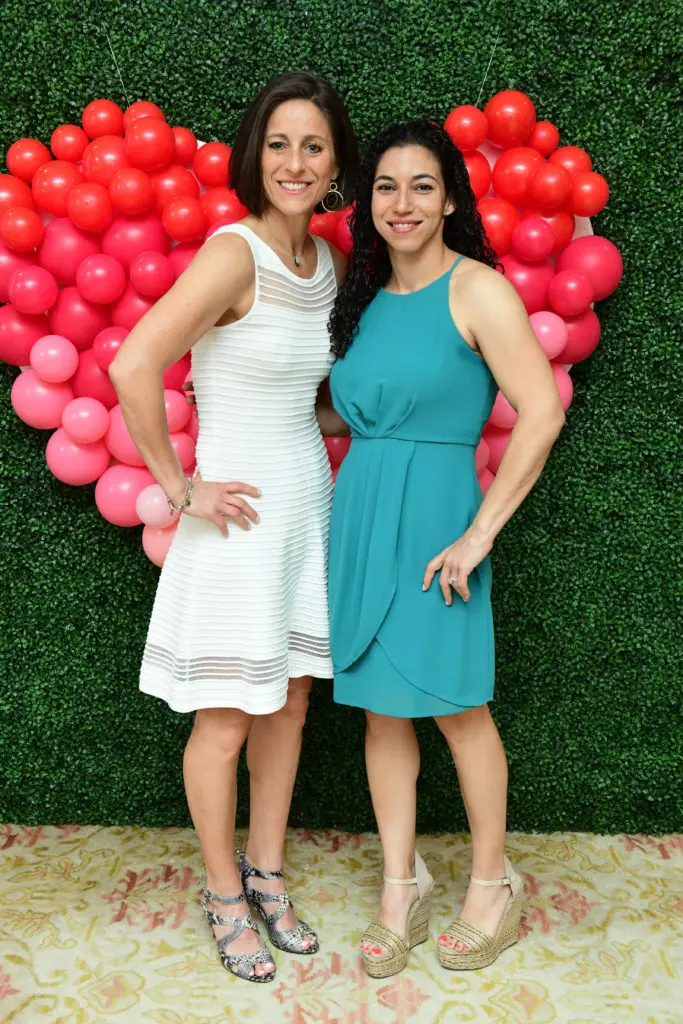 Dena Magelssen, Sara Samet at the Cherish Our Children International luncheon. (Photo by Daniel Ortiz)