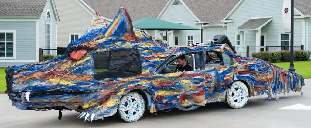 St. Francis Episcopal School's "Wolfmobile"
