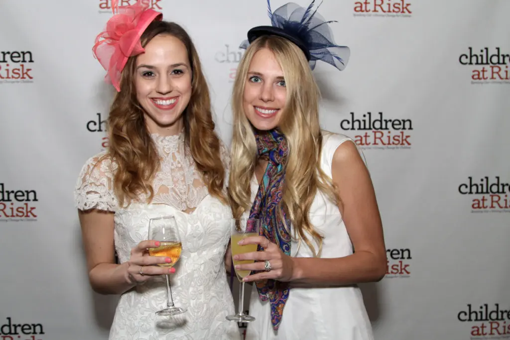 Megan Pasquini, Kira Borlenghi at the Children at Risk and Attack Poverty Big Brunch at the Ballroom at Bayou Place. (Photo by Daniel Ortiz)