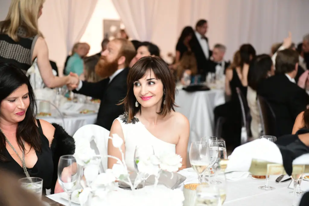Co-chair Haydeh Davoudi at the 2019 CAMH Gala and Art Auction  (Photo by Daniel Ortiz)