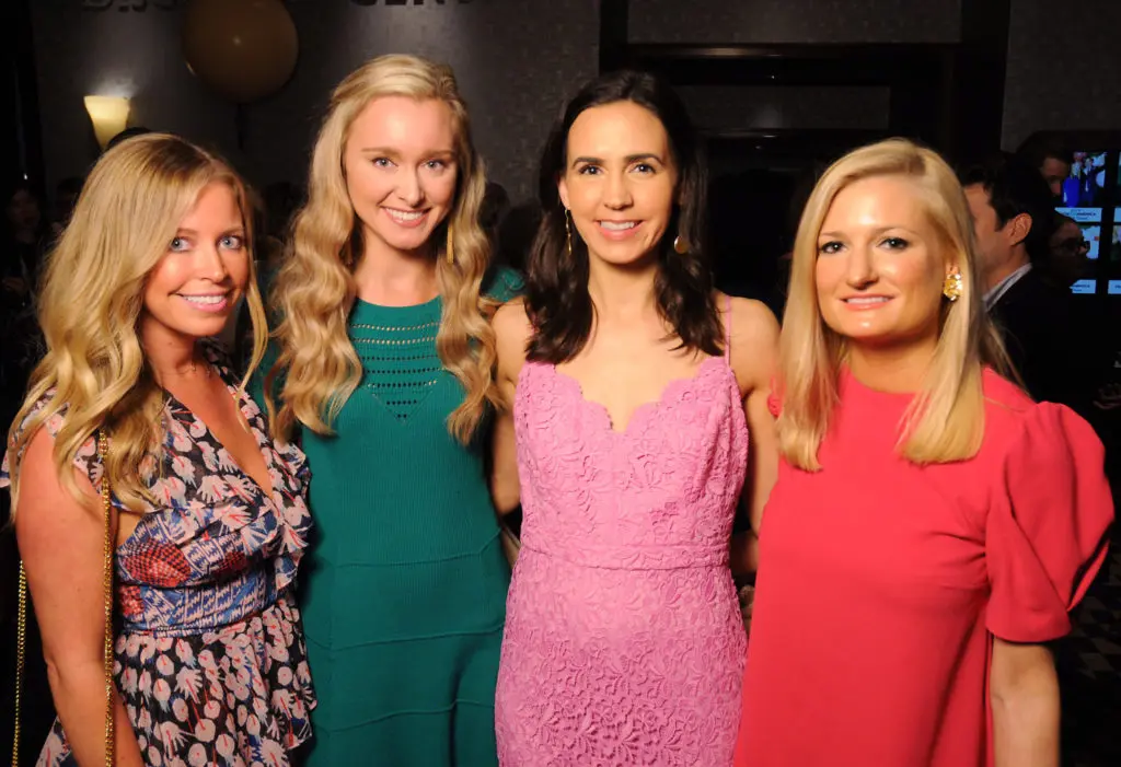 Lauren Dunwoody, Whitney Martin, Liz Ross, Jessica Womack at the Teach for America 2019 Benefit Dinner.  (Dave Rossman Photo)