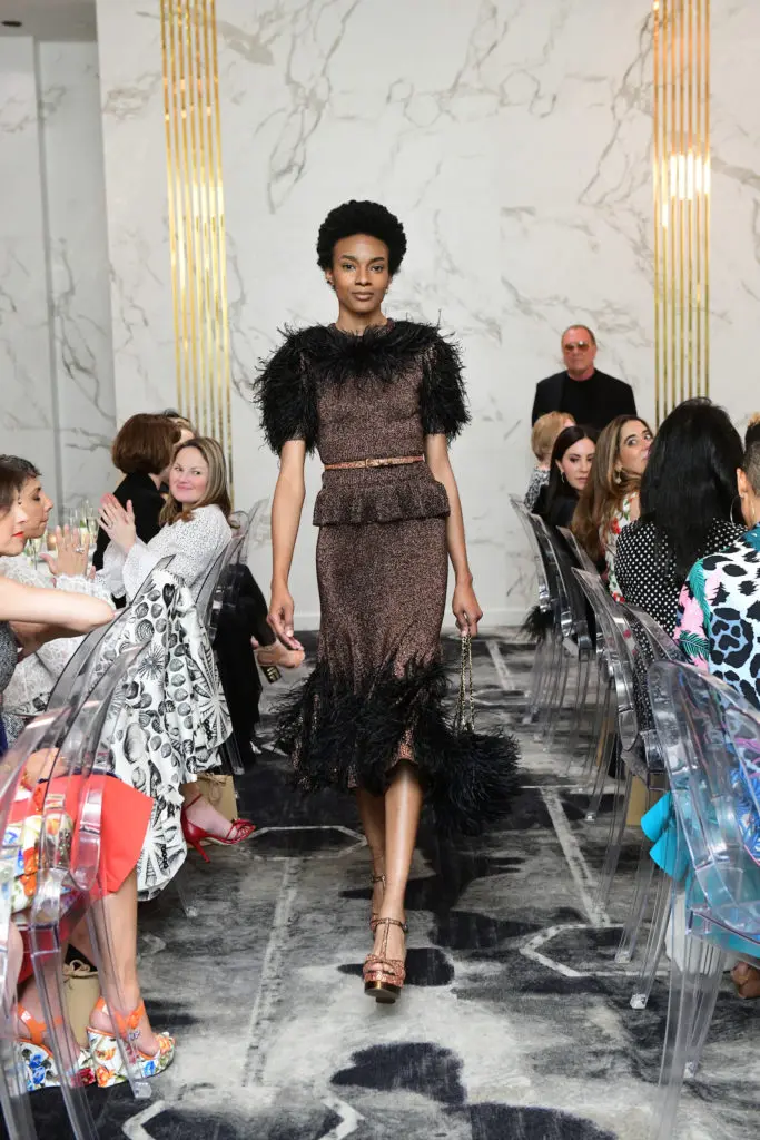 A selection of fall looks were included in the Michael Kors fashion luncheon at Saks Fifth Avenue. (Photo by Daniel Ortiz)