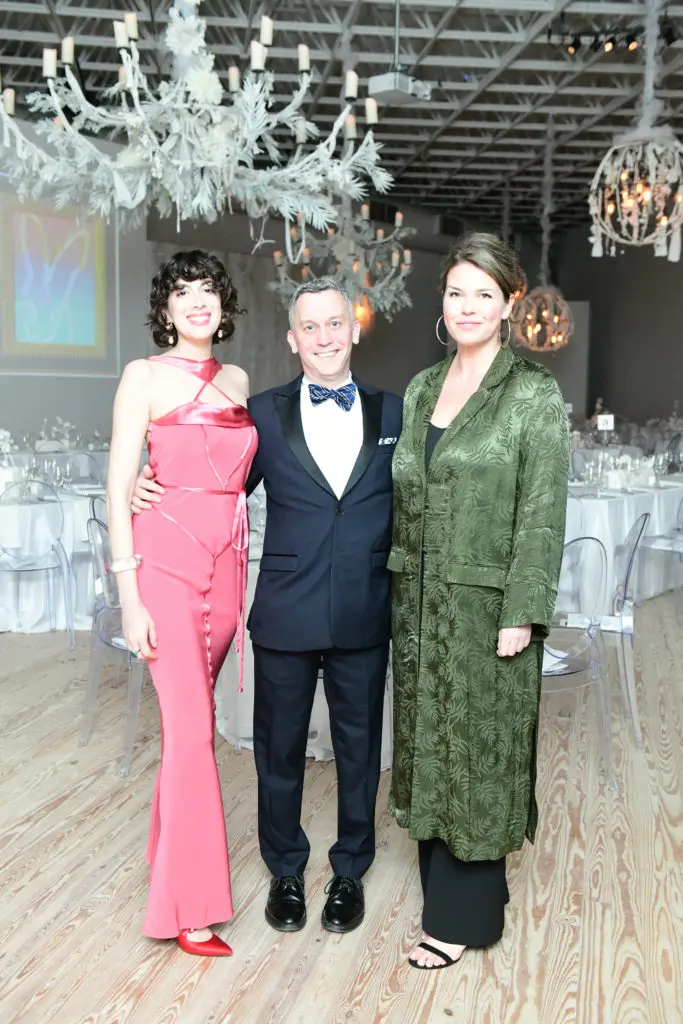 Rebecca Matalon, Dean Daderko, Jessica Phifer at the 2019 CAMH Gala and Art Auction (Photo by Daniel Ortiz)
