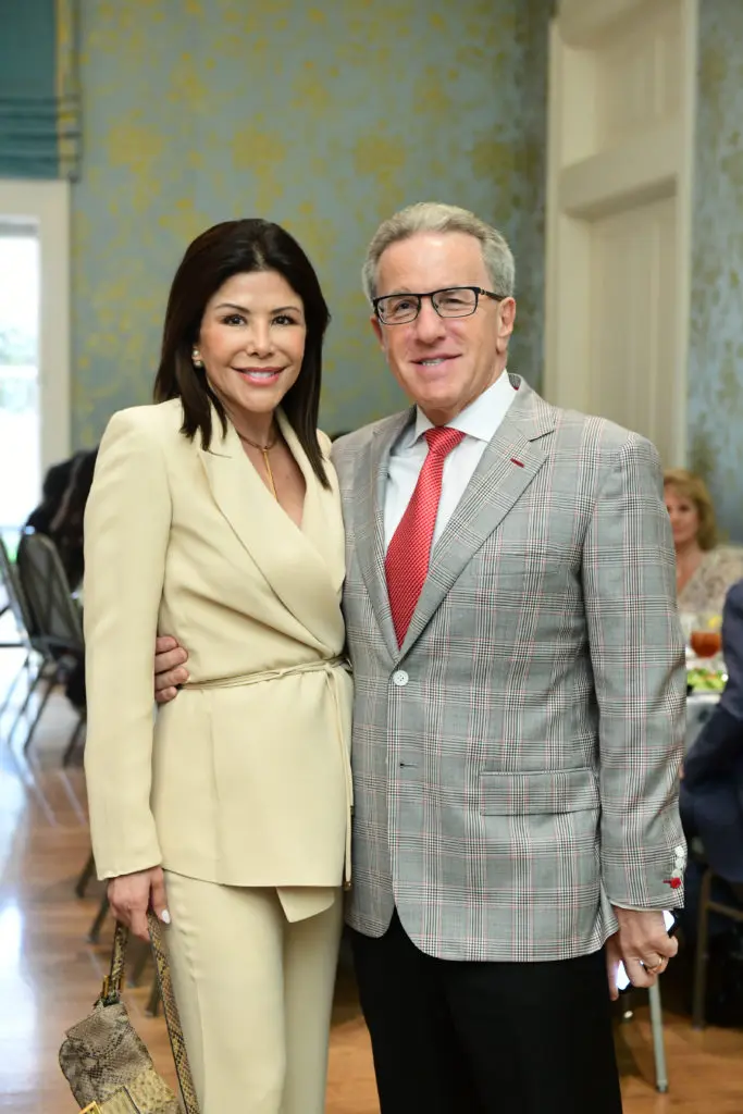 Ericka Bagwell, Jeff Stern at the Cherish Our Children International luncheon. (Photo by Daniel Ortiz)