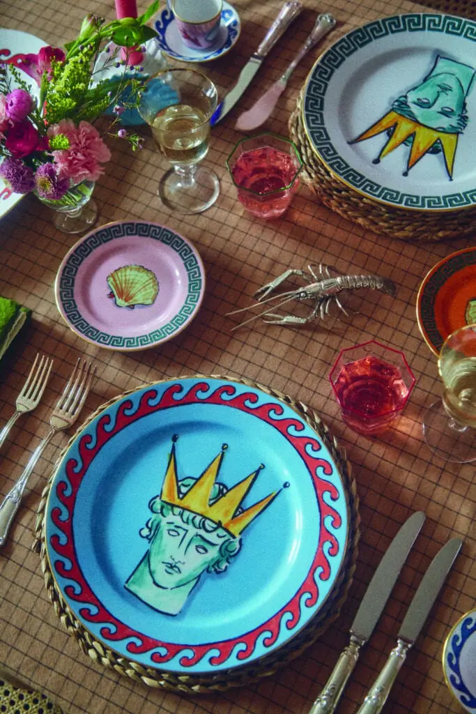 Pieces from the Il Viaggio di Nettuno collection.