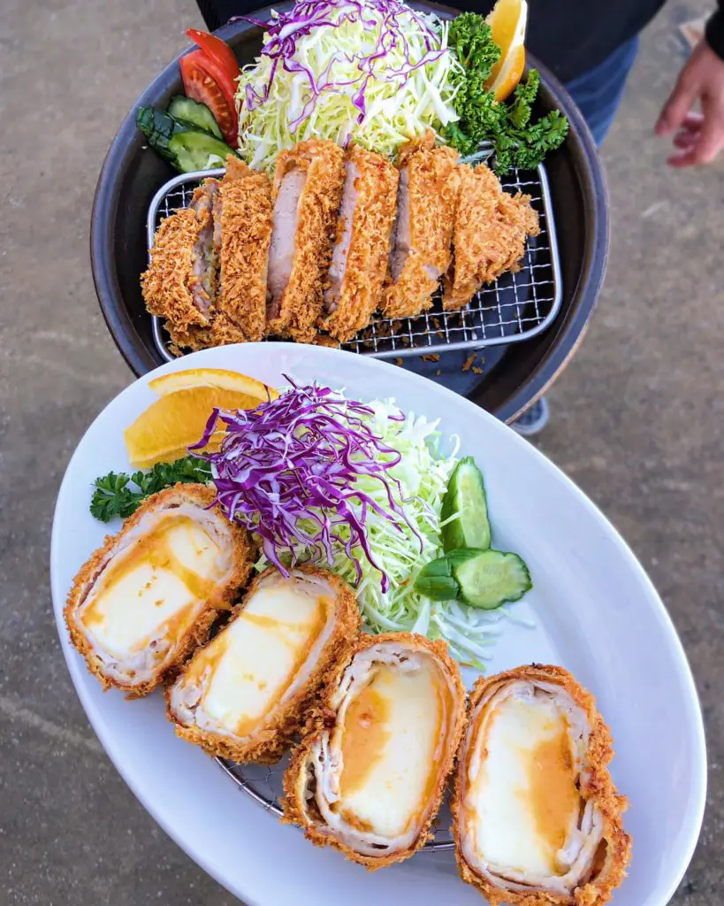 Kurobuta specializes in Tonkutsa- deep-fried pork cutlets. Courtesy of Kurobuta
