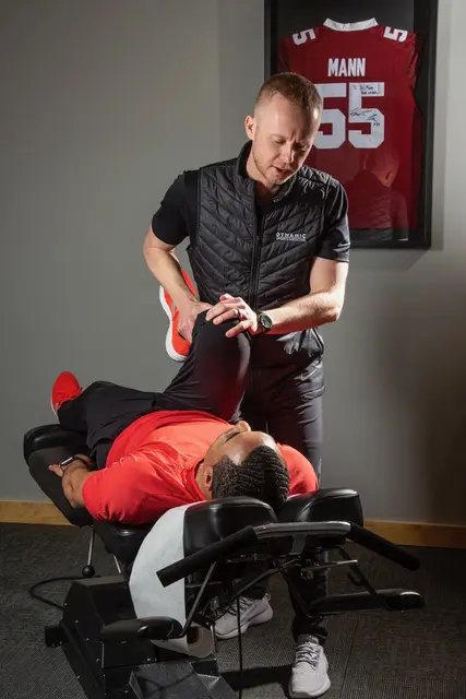 Dr. Brian Mann opened Dynamic Sports Medicine with Matt Lowe, a former UT Austin swimmer.  (Photo by Pendleton Photography)