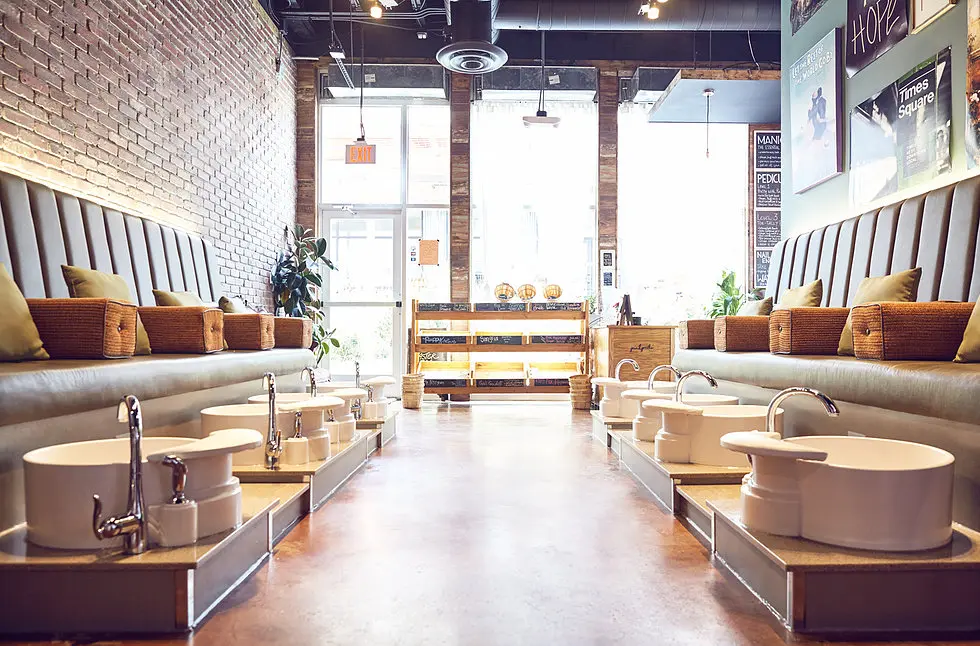 Pink Pedi is eco-friendly and carries toxin-free products. They also make their own bath bombs in-house. 