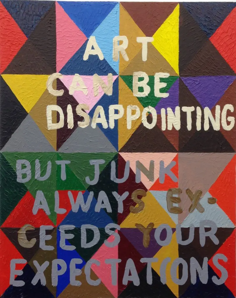 Bill Davenport's "Junk Store Mantra," 2016, at Talley Dunn Gallery