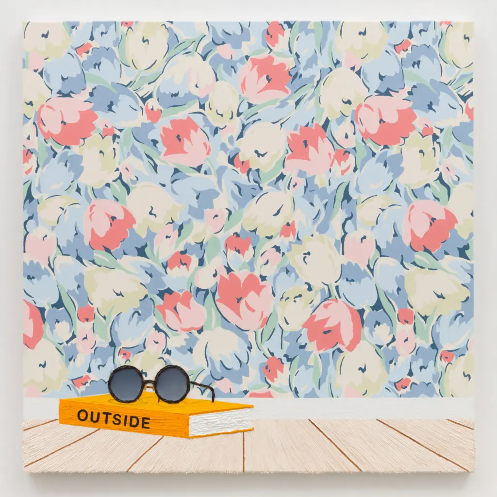 Alec Egan's "Outside," 2018, at Anat Ebgi Gallery