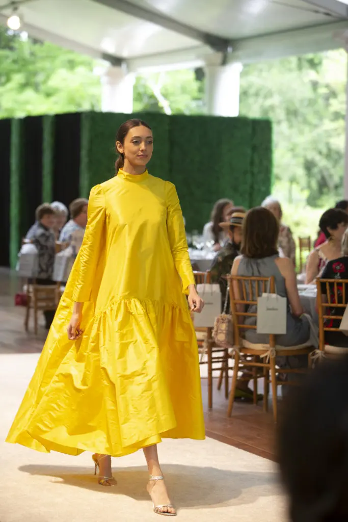 Adam Lippes designs on the runway at the Bayou Bend Fashion Show & Luncheon. (Photo by Jenny Antill Clifton)