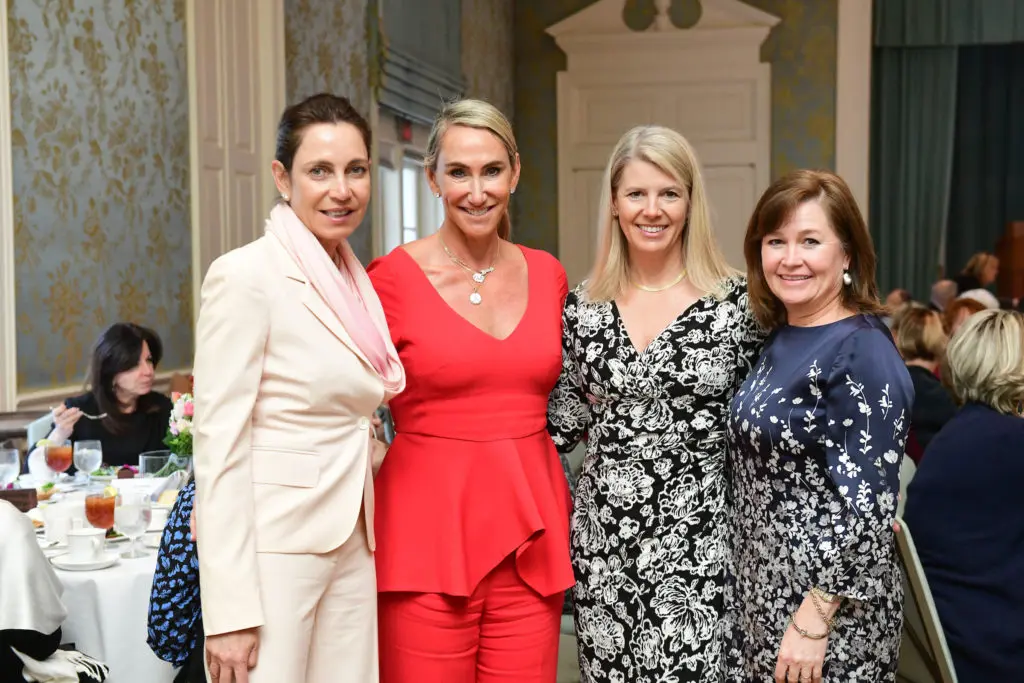 Aliyya Stude, Courtney Sarofim, Jenny Kempner and Mundi Elam at the Houston Hospice Butterfly Luncheon. (Photo by Daniel Ortiz)