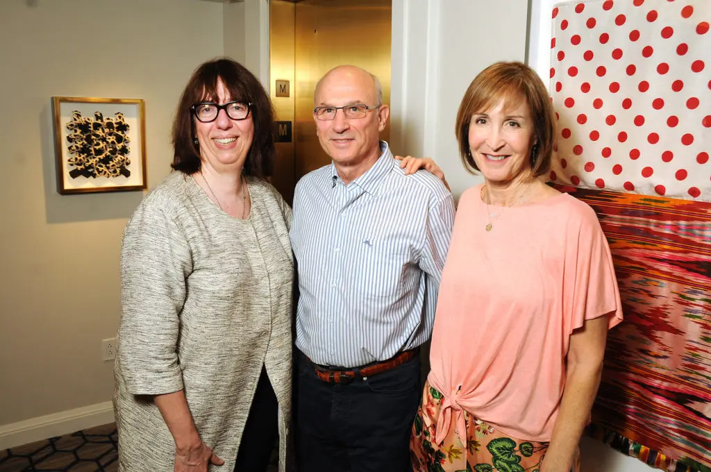 Alison de Lima Greene, David & Polly Roth at the Contemporary@MFAH reception at the Lancaster Hotel  (Photo by Dave Rossman)