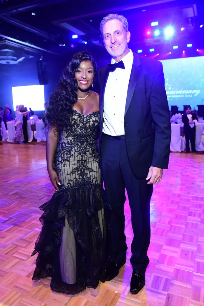 Amber Goodson, Robert Monson at the 20th anniversary Houston JDRF Promise Ball. (Photo by Daniel Ortiz)