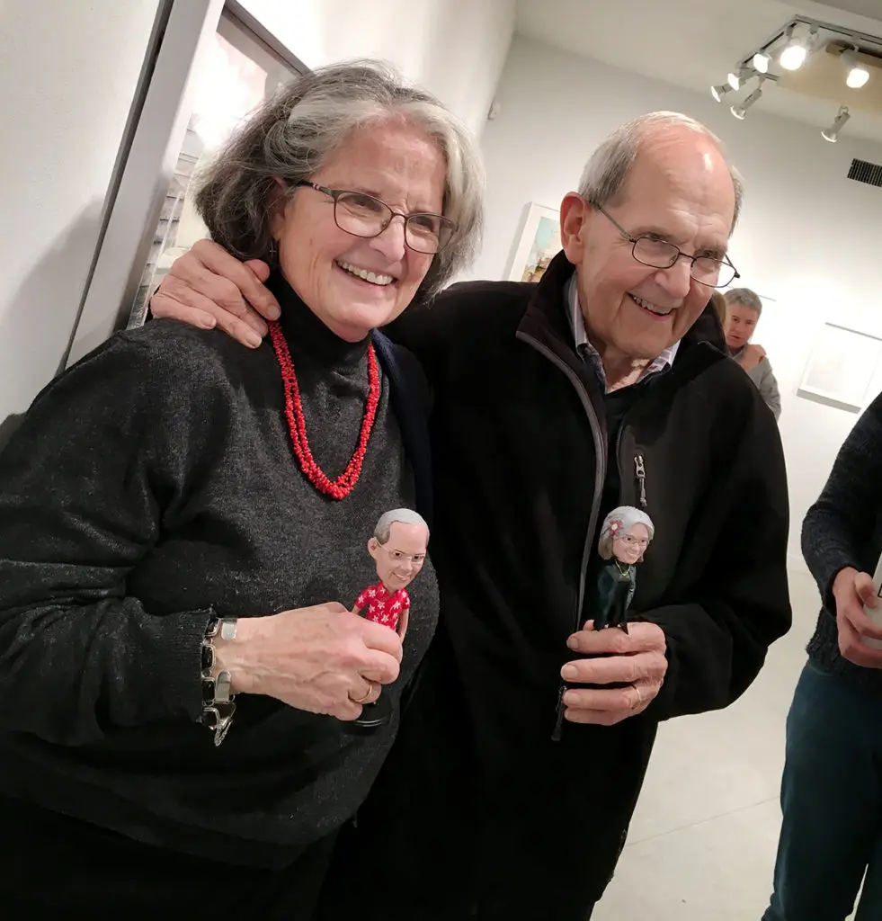 Luncheon chair Anne Tucker and honoree Clint Willour at Houston Center for Photography’s Print Auction, 2018. (Photo by O. Rufus Lovett, courtesy Anne Tucker)