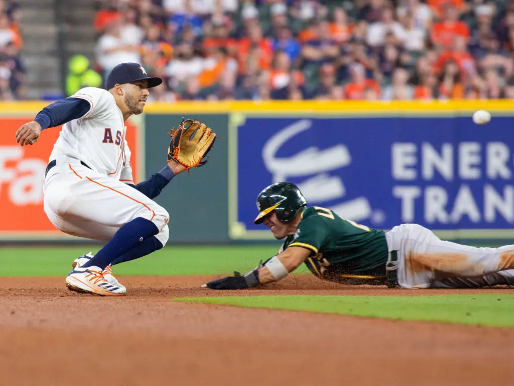 Carlos Correa is back to making all the plays at shortstop. (Photo by F. Carter Smith)