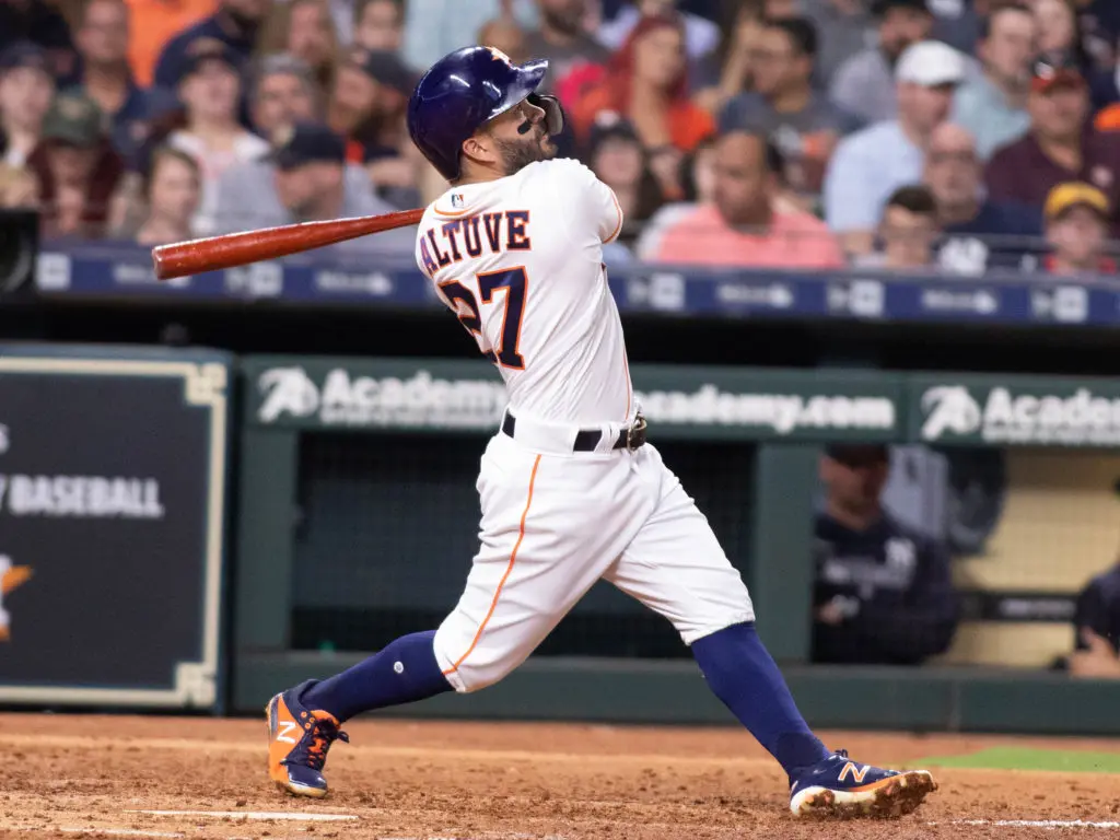 Jose Altuve's health is back — and so is his power. (Photo by F. Carter Smith)