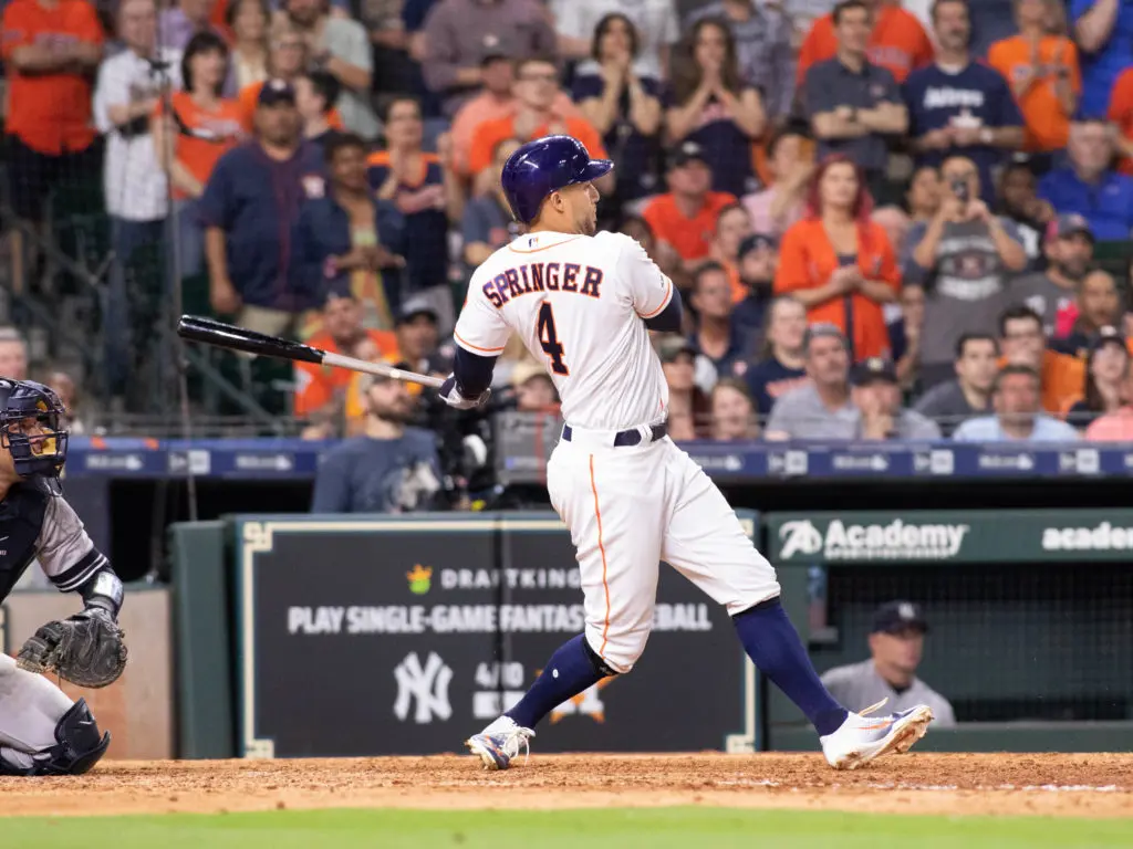 George Springer loves to hit in the most clutch situations. (Photo by F. Carter Smith)