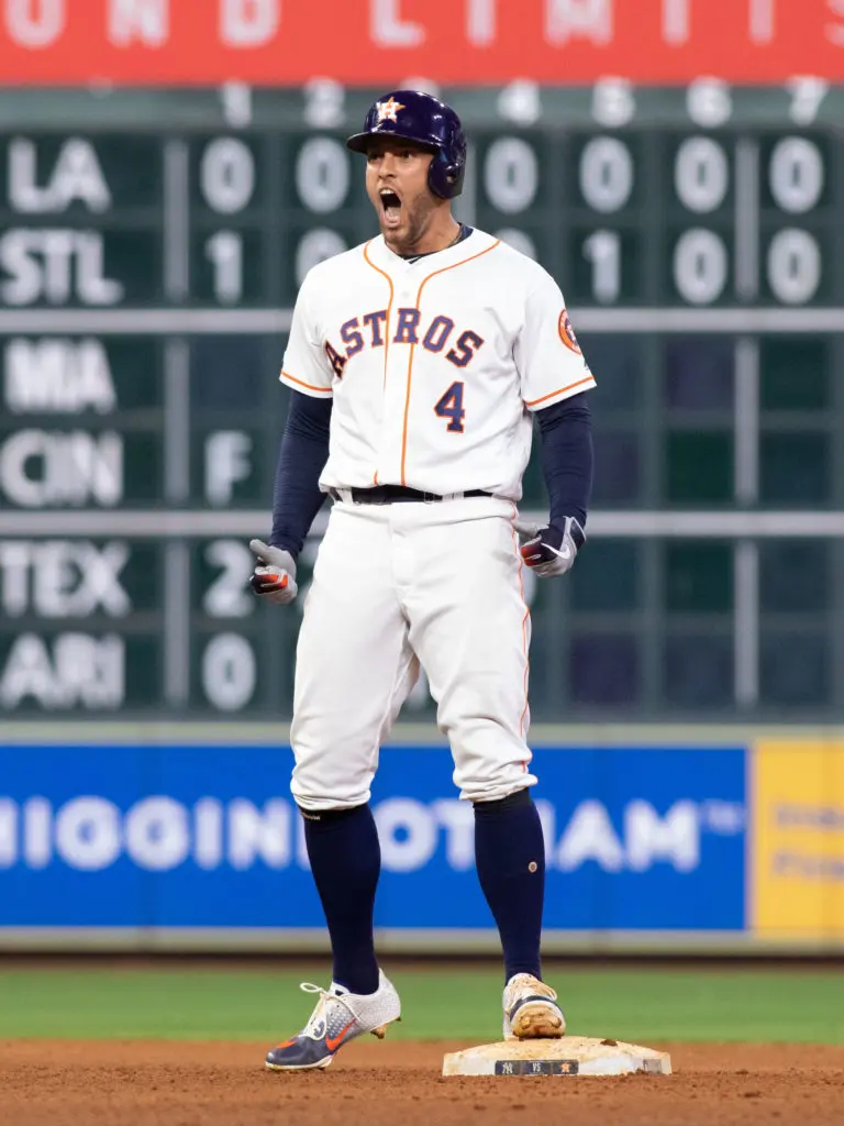 George Springer delivers game-winning moments. (Photo by F. Carter Smith)