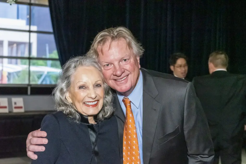 Betty Hemus, Larry Dierker at the Joe Niekro Foundation Knuckle Ball. (Photo by Nikki Rosenberg)